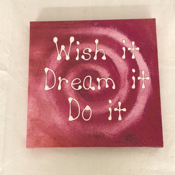 unbranded Other - Wish It Dream It Do It Sign Wall Art Decoration